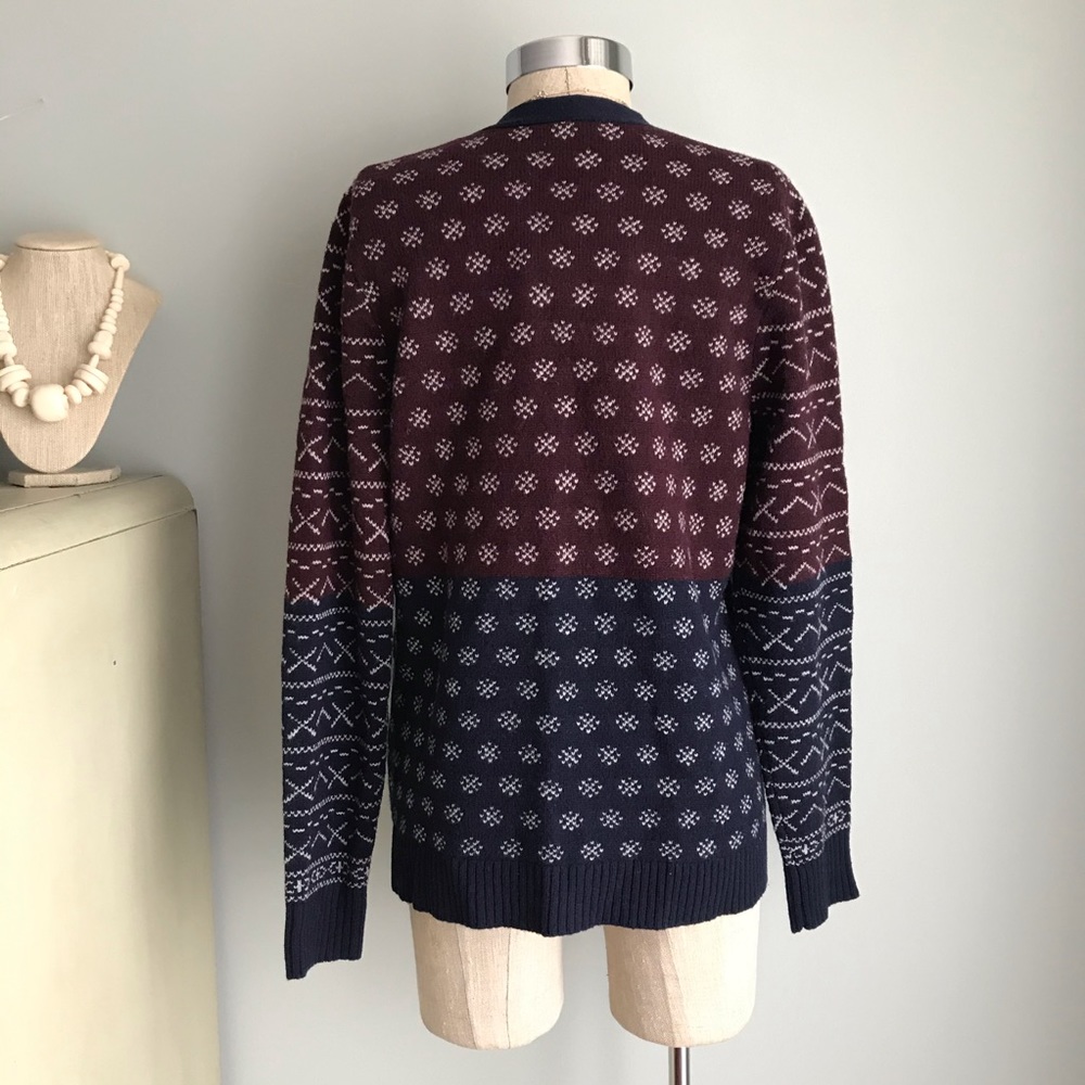 Cozy WOOLRICH Winter Mountain Cabin Wool Cardigan - Picture 7 of 10